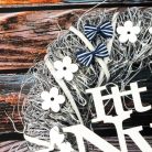 Ajtókopogtató "Itt a nyár" 30cm