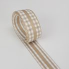 Kétoldalas textil szalag 2,5cm*2m bézs