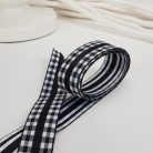 Kétoldalas textil szalag 2,5cm*2m fekete