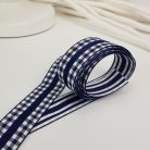 Kétoldalas textil szalag 2,5cm*2m matrózkék