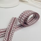 Kétoldalas textil szalag 2,5cm*2m mályva