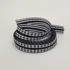 Kétoldalas textil szalag 1,5cm*2m fekete