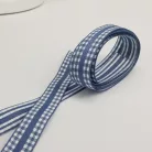 Kétoldalas textil szalag 1,5cm*2m acélkék