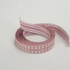 Kétoldalas textil szalag 1,5cm*2m oldpink