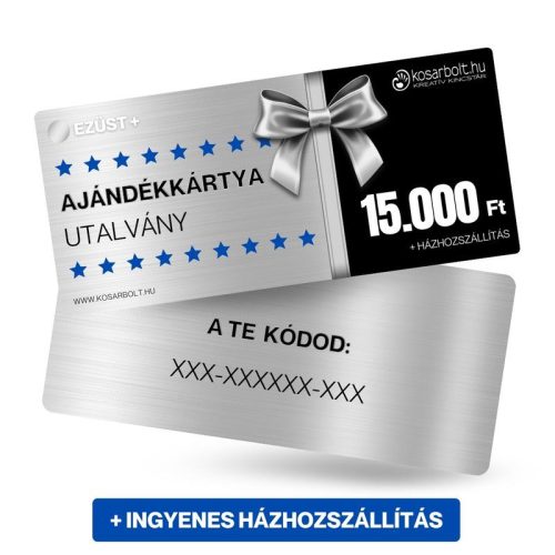 EZÜST ajándékkártya + házhozszállítás