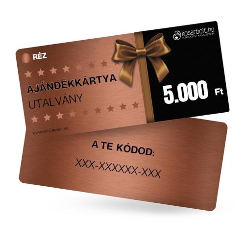 RÉZ ajándékkártya