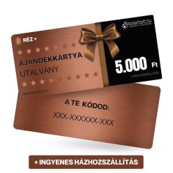 RÉZ ajándékkártya + házhozszállítás