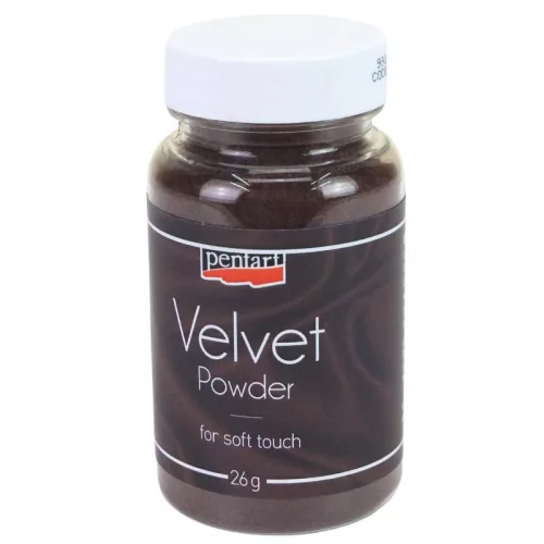 Pc Bársonypor nagy földbarna 26g