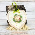 Csináld magad - Akasztható szív dekoráció - Édes Otthon 15cm