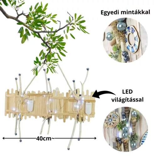 Csináld magad! - Santorini fali dísz 40cm