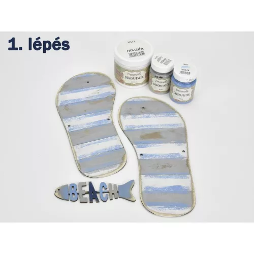 Csináld magad - Strandpapucs BEACH 11x24cm