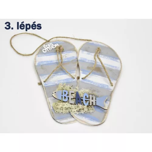 Csináld magad - Strandpapucs BEACH 11x24cm