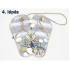 Csináld magad - Strandpapucs BEACH 11x24cm