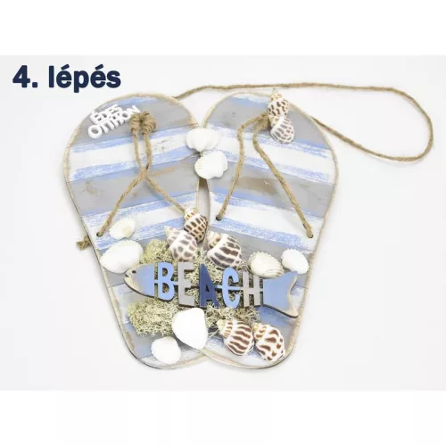 Csináld magad - Strandpapucs BEACH 11x24cm