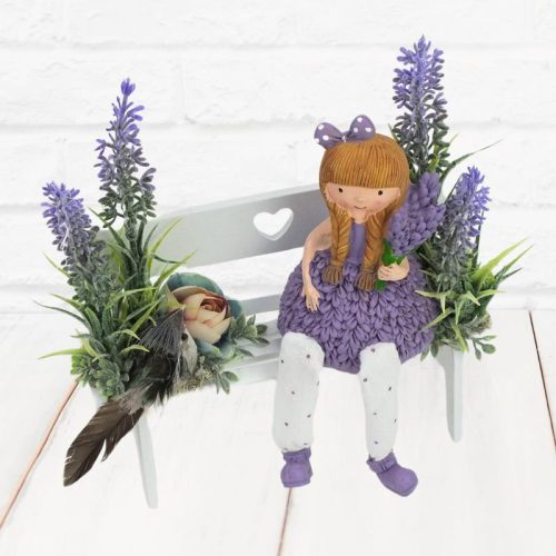 Csináld magad - Levendula Álom - Kislány a padon