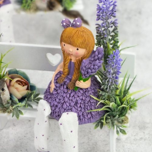 Csináld magad - Levendula Álom - Kislány a padon