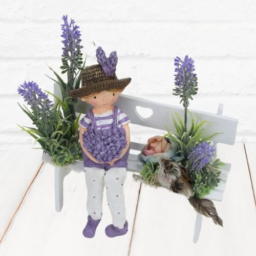 Csináld magad - Levendula Álom - Kisfiú a padon