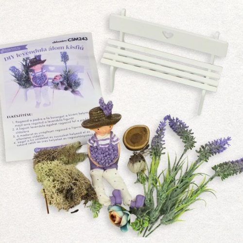 Csináld magad - Levendula Álom - Kisfiú a padon