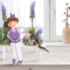 Csináld magad - Levendula Álom - Kisfiú a padon