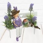 Csináld magad - Levendula Álom - Kisfiú a padon