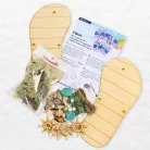 Csináld magad - Strandpapucs HAJÓKORMÁNNYAL 11x24cm