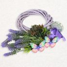 Csináld magad - Levendulaálom pillangó koszorú