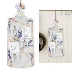   Csináld magad - Vintage stílusú akasztós levendula üzenőtábla