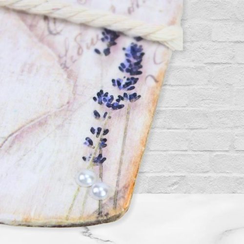 Csináld magad - Vintage stílusú akasztós levendula üzenőtábla