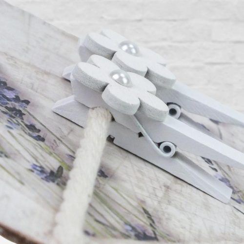 Csináld magad - Vintage stílusú akasztós levendula üzenőtábla