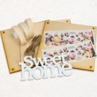 Csináld magad - "Rózsakert üzenetek" - Háromrészes vintage emlékeztető