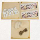 Csináld magad - "Rózsakert üzenetek" - Háromrészes vintage emlékeztető