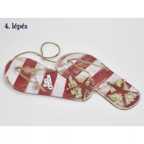 Csináld magad - Strandpapucs TENGERI CSILLAG 11x24cm