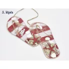 Csináld magad - Strandpapucs TENGERI CSILLAG 11x24cm