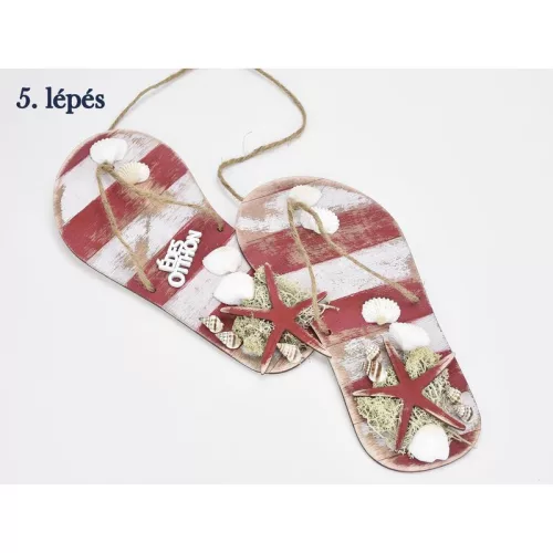 Csináld magad - Strandpapucs TENGERI CSILLAG 11x24cm