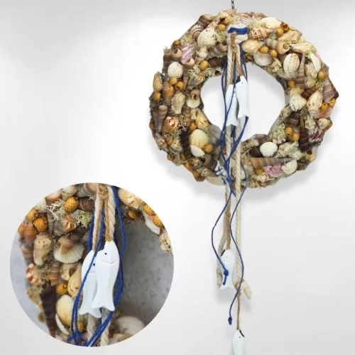 Csináld magad - Tengeri hangulatú kagylós kopogtató