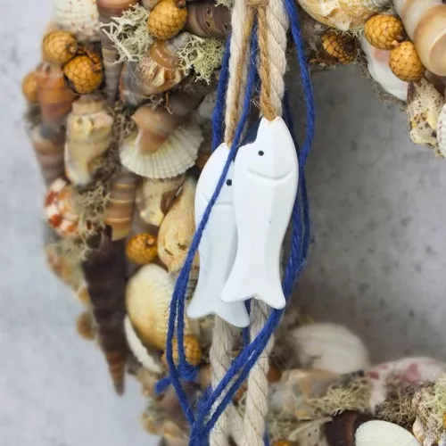 Csináld magad - Tengeri hangulatú kagylós kopogtató