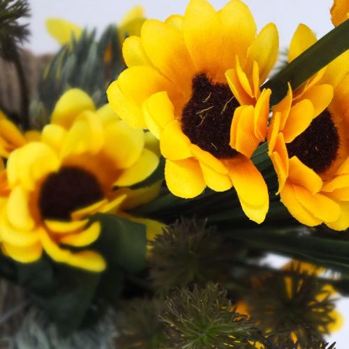 Csináld magad - Napraforgós dekoráció fahasábon