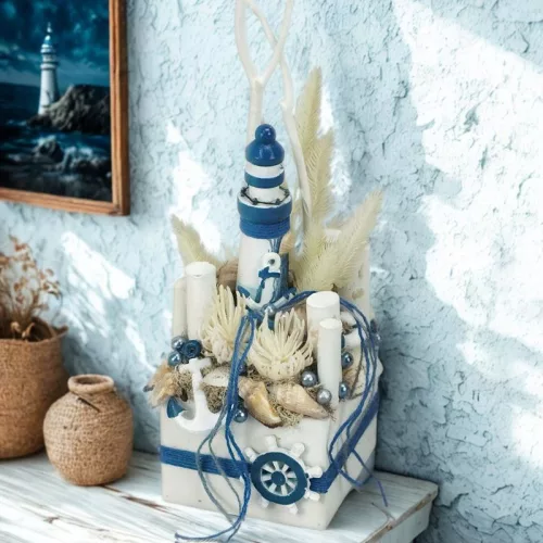 Csináld magad - Világítótorony a kikötőben dekoláda