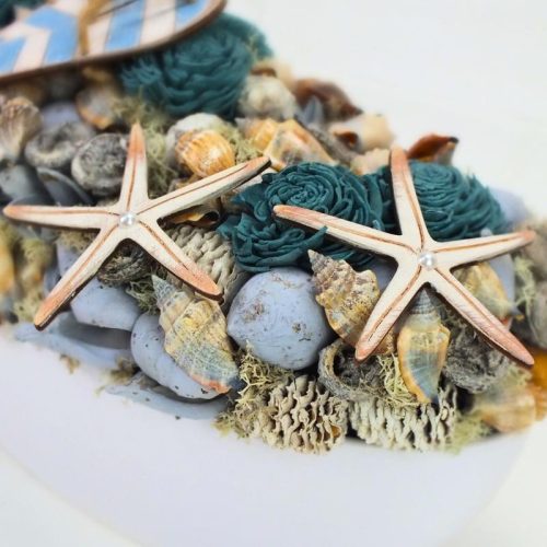 Csináld magad - Csónak tál strandoló asztaldísz