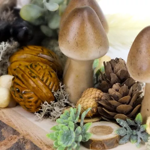 Csináld magad - Manócska gombás falapon