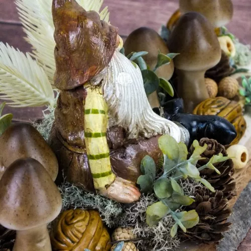 Csináld magad - Manócska gombás falapon