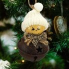 Csináld magad - Fenyőfa dísz kolompból kisfiú 5db