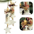 Csináld magad - Orsós vintage karácsonyfa dísz 2db