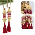 Csináld magad - Téli mini orsók karácsonyfa dísz 10db