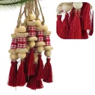 Csináld magad - Téli mini orsók karácsonyfa dísz 10db