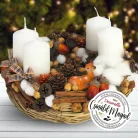 Csináld magad - Erdei natúr karácsony - Adventi koszorú