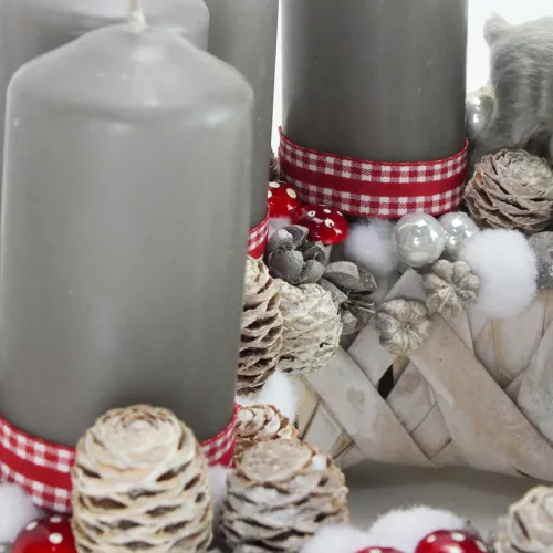 Csináld magad - Nordic téli szarvas karácsony - Adventi koszorú