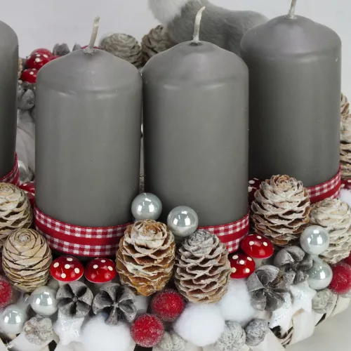Csináld magad - Nordic téli szarvas karácsony - Adventi koszorú