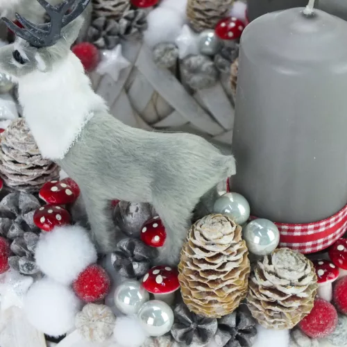 Csináld magad - Nordic téli szarvas karácsony - Adventi koszorú