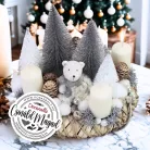 Csináld magad - Jegesmedve birodalom karácsony - Adventi koszorú